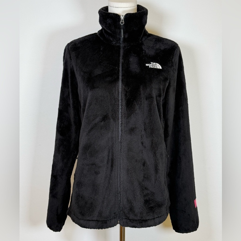 The North Face ‘Osito’ Jacket Soft Black High-Pile Fleece Women’s Size Small - Picture 3 of 16